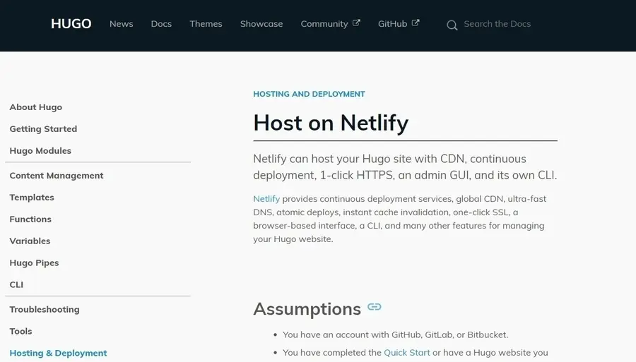 Hugo+Gitlab+NEtlify